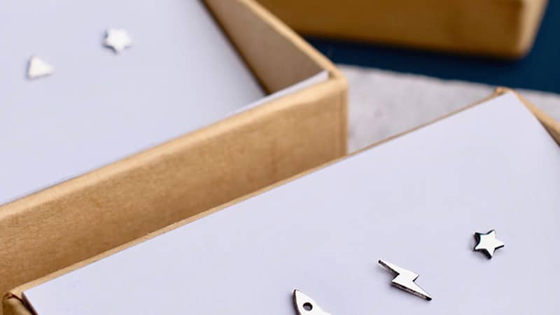 Handmade Sterling Silver Space Themed Multipack of Earrings.