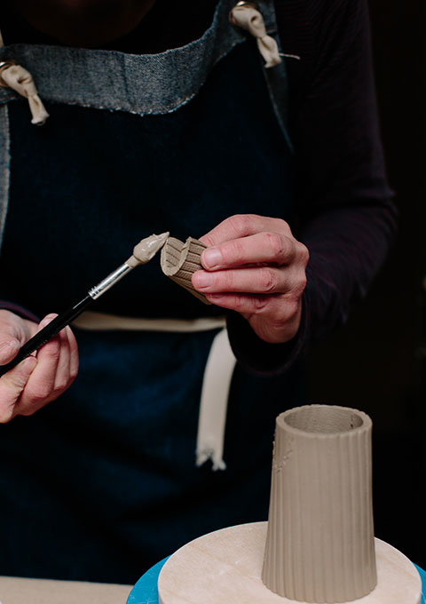 Pottery making techniques slabbuilding