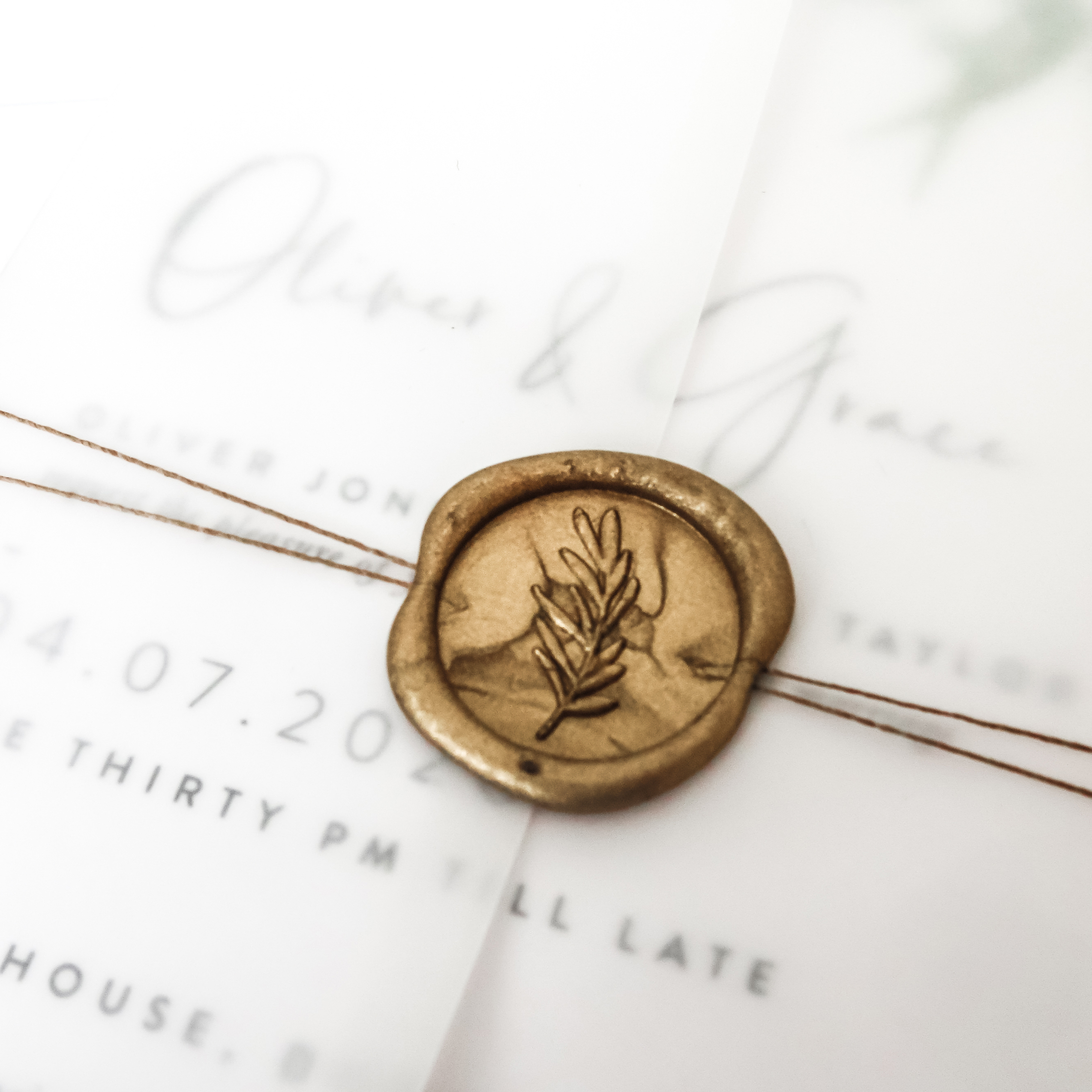 Ombre Wedding Invitation