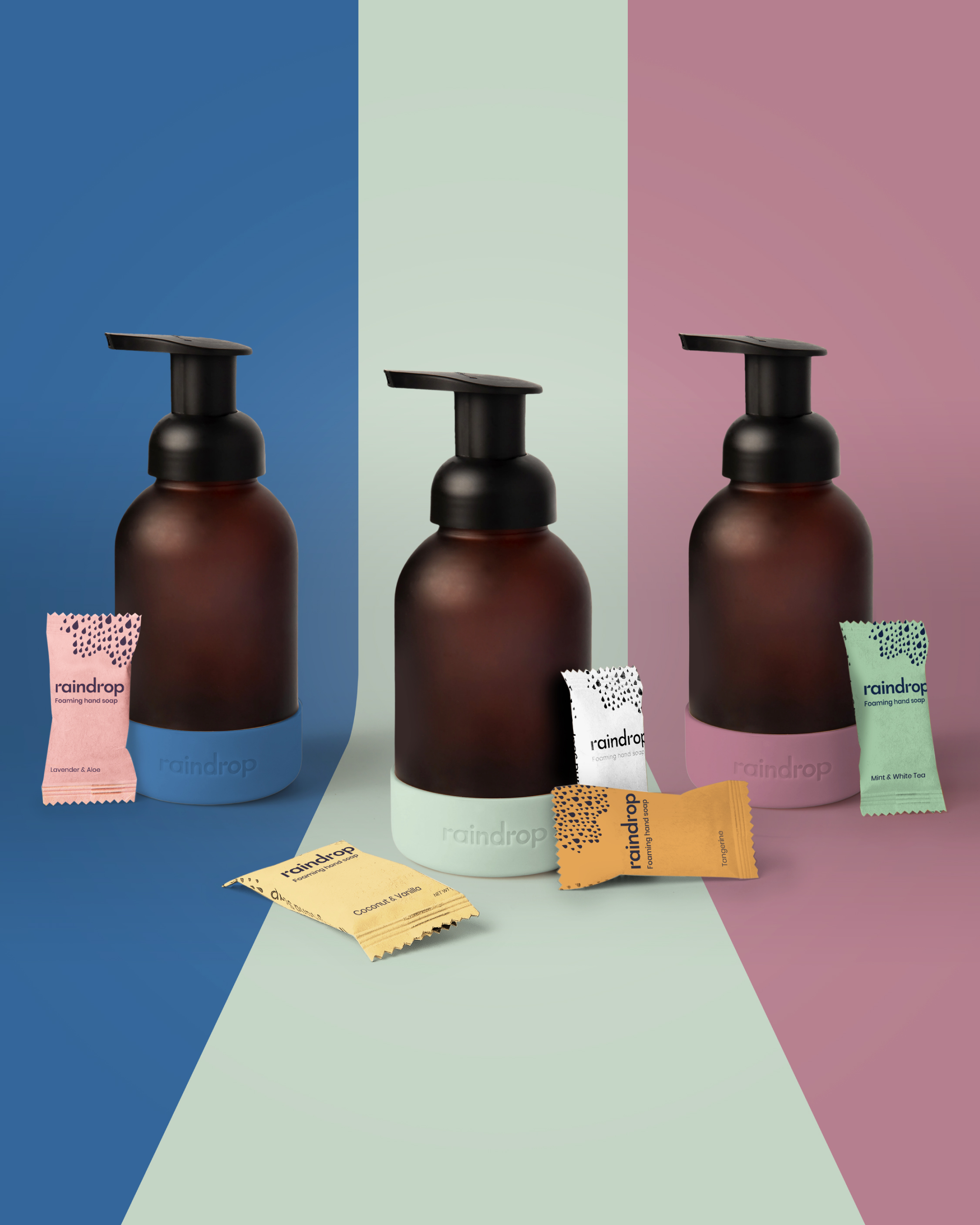 Say goodbye to single use plastic with reusable soap dispensers and plastic-free refills.