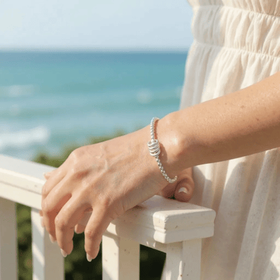 One of our most popular Milestone Birthday bracelets