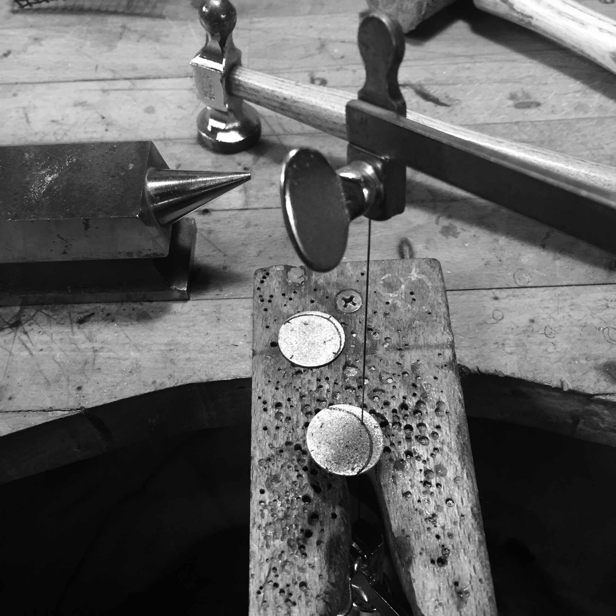 making a personalised moon phase pendant