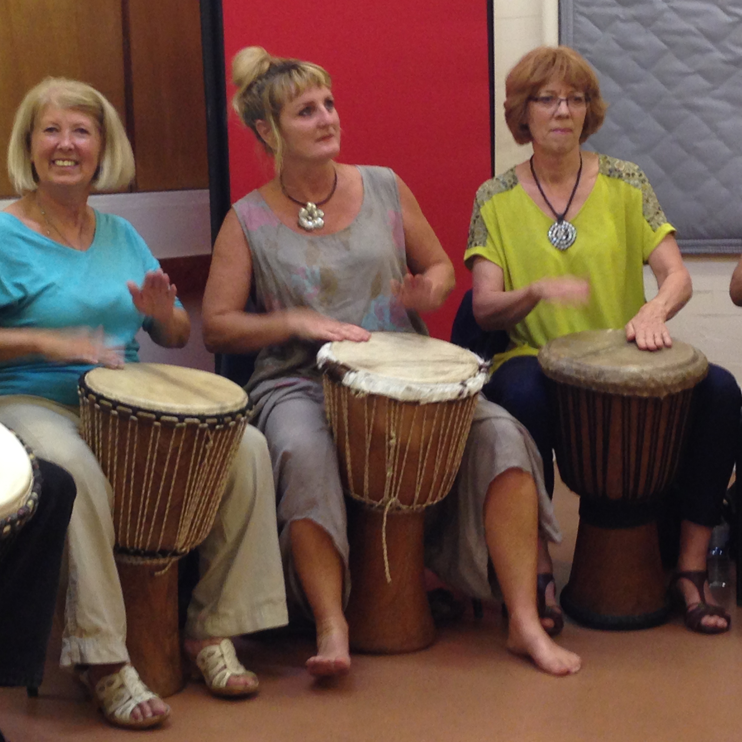 Drumming community fun