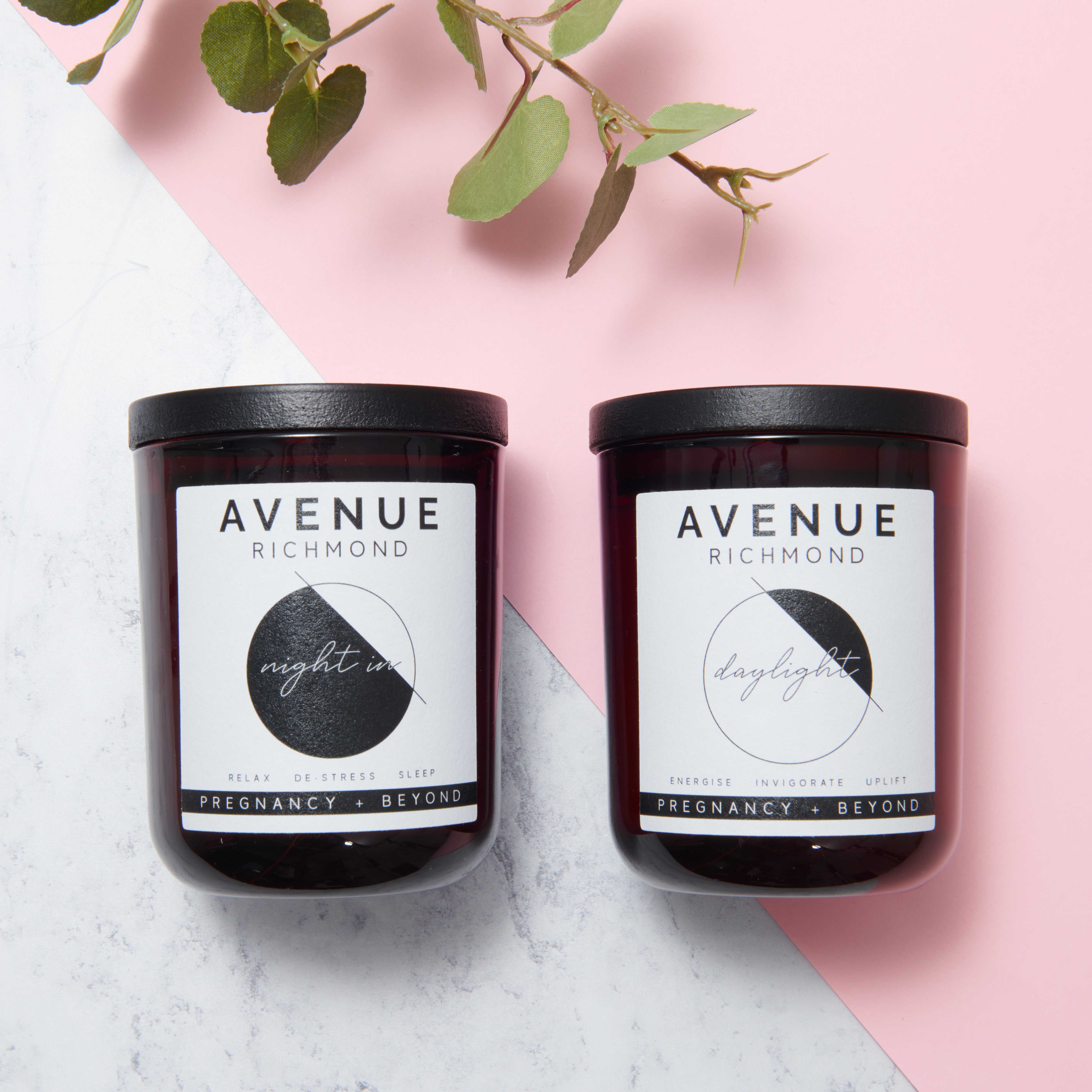 pregnancy candle gift set