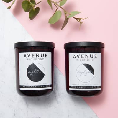 pregnancy candle gift set