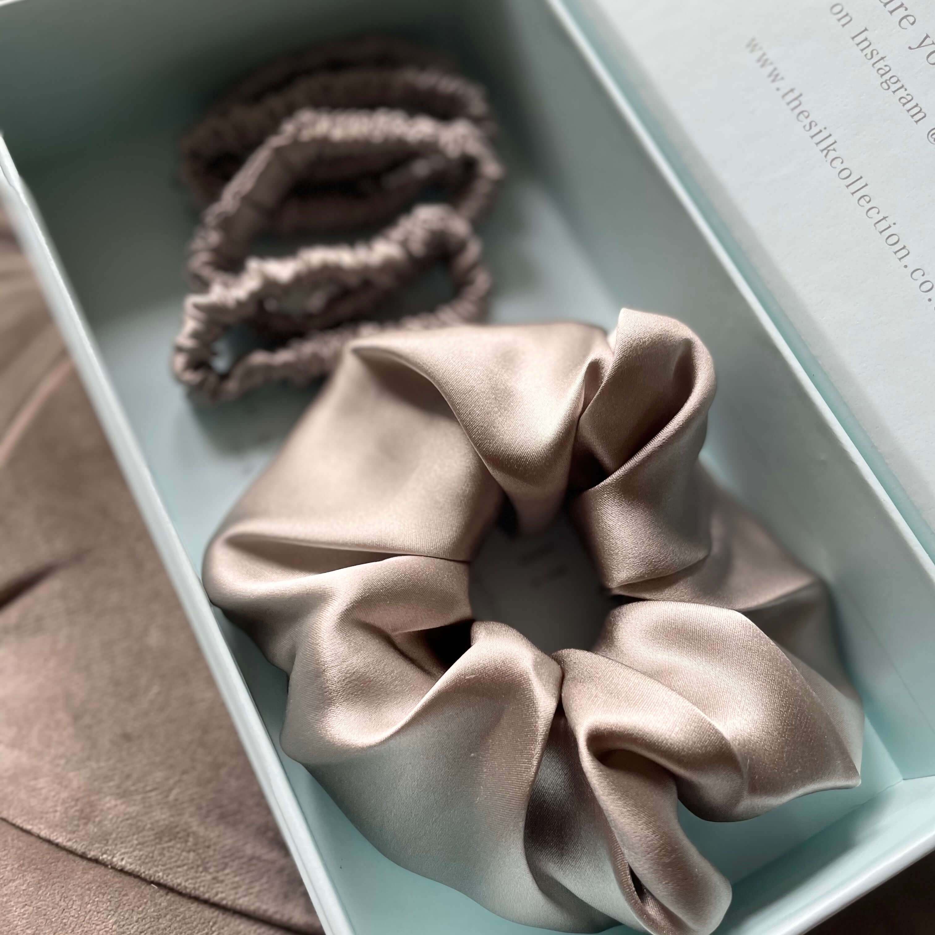 Silk scrunchie Gift Box UK