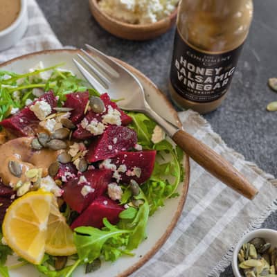 Honey & Balsamic Dressing on salad