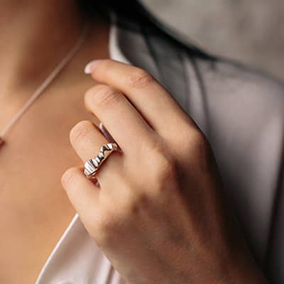 Silver Shard Ring