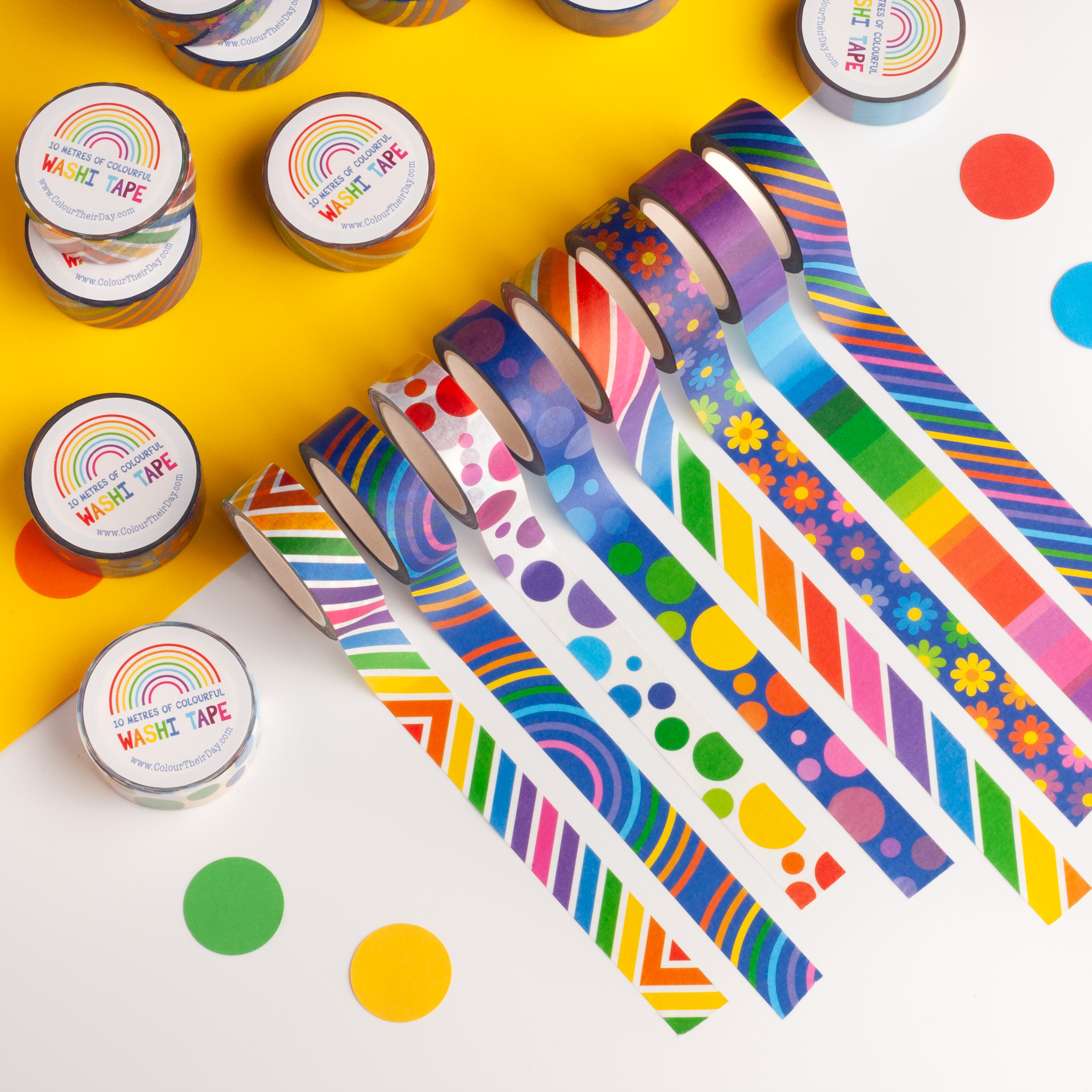 Rainbow Washi Tape Set