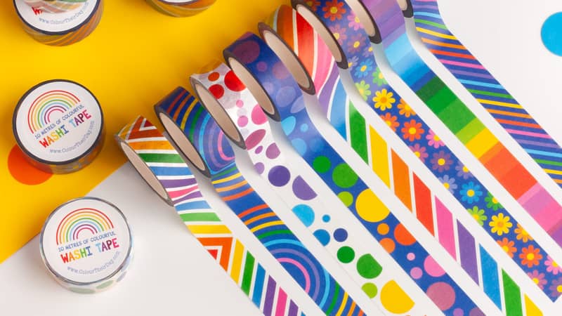 Rainbow Washi Tape Set