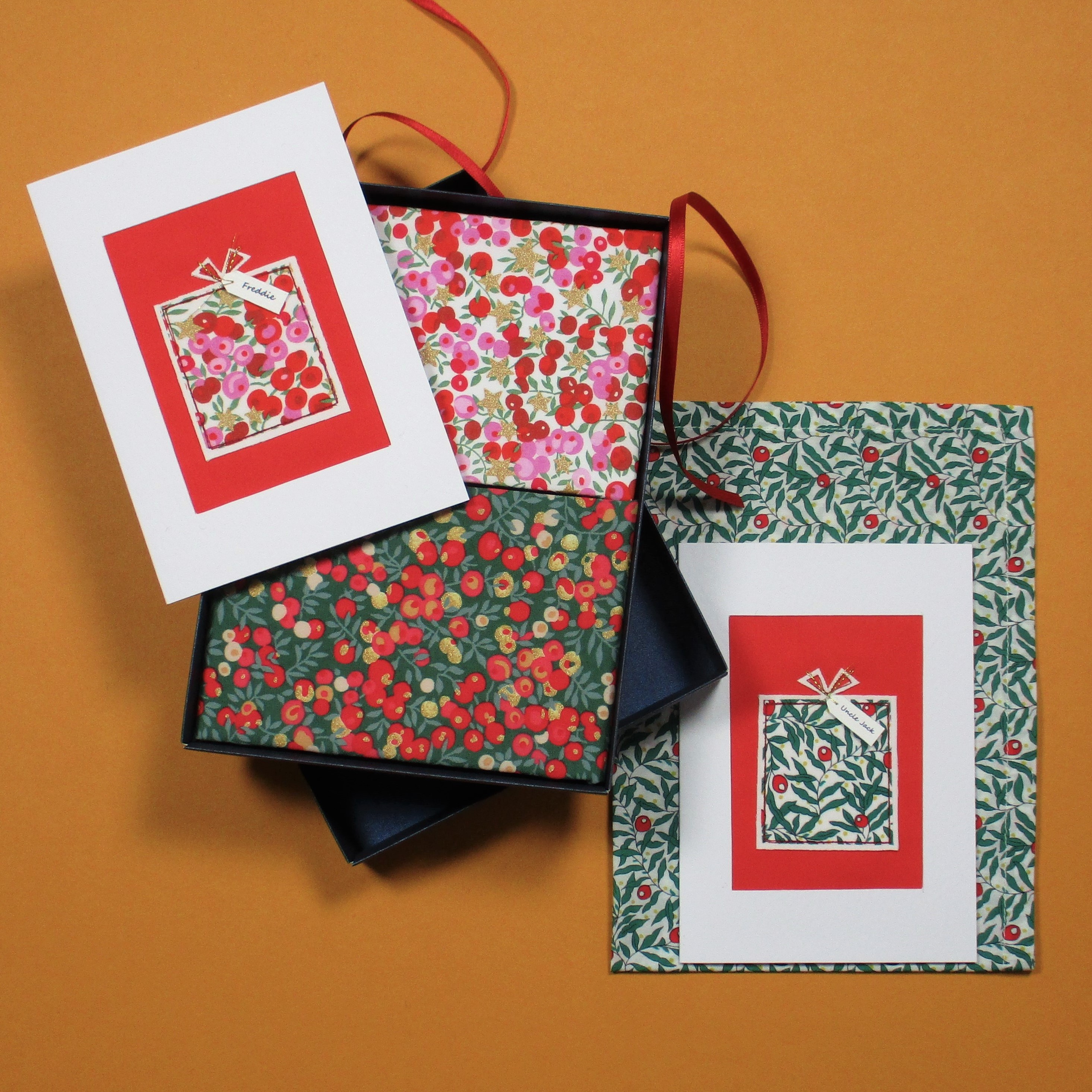 Festive Liberty Print Handkerchiefs 