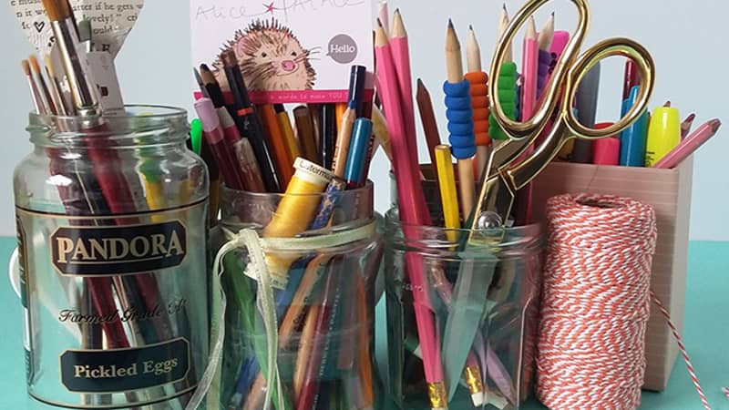 Alice's happy little place of creativity.