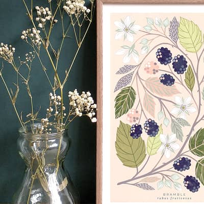 Bramble art print