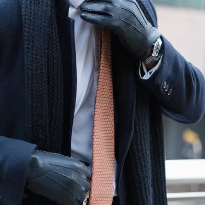 Ti Koro Nko Agyina hand-finished silk tie