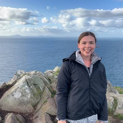 A photo of Sara, the maker behind Scottish Print Co.