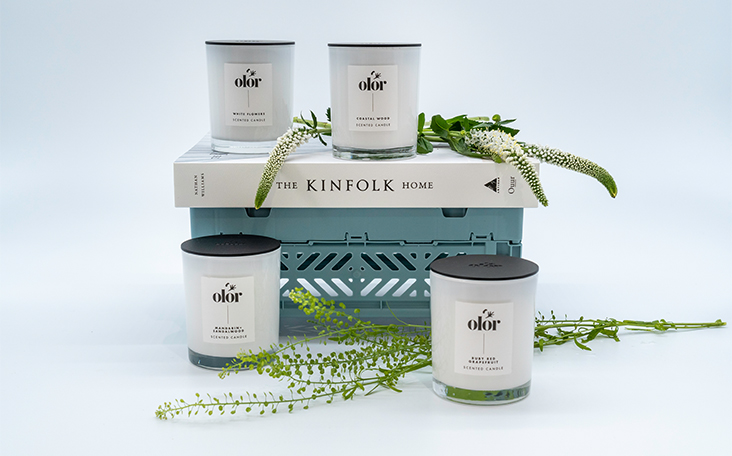 OLOR LUXUARY SCENTED CANDLE COLLECTION