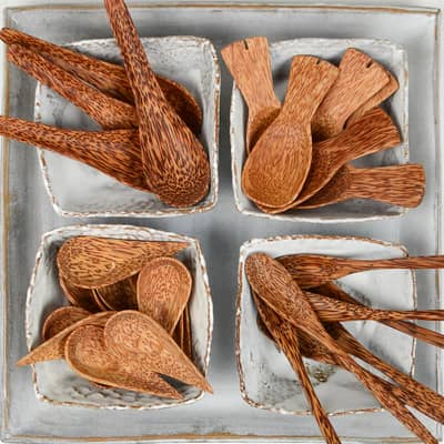 Natural Coconut Wood Cutlery & Utensils