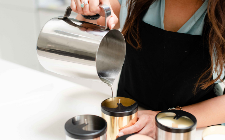 Creating Hand Poured Candles