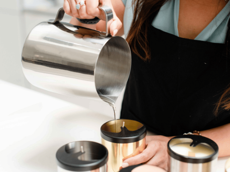 Creating Hand Poured Candles