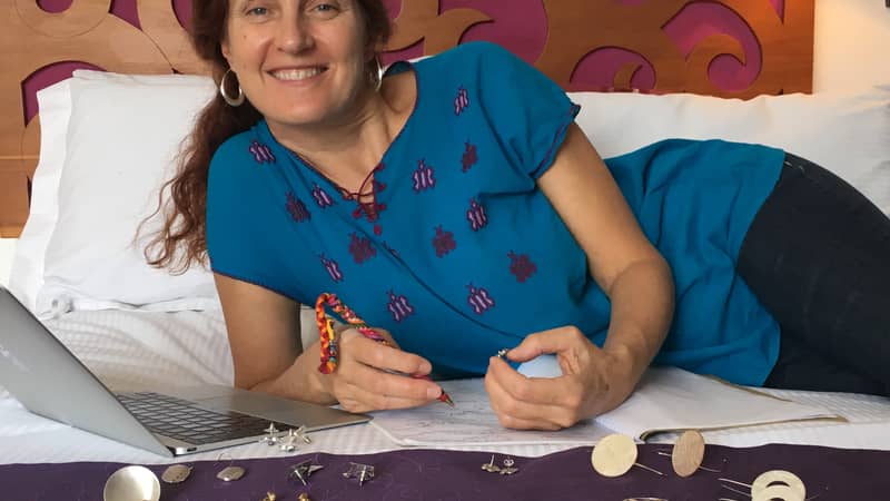 Reviewing all my new samples after a busy day at my workshop