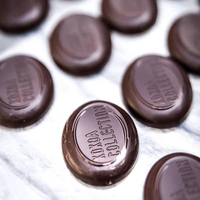 Real chocolate tablets