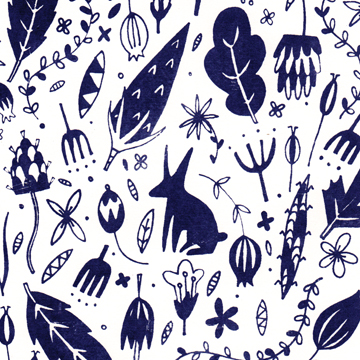 Steph Marshall Illustration Autumn HarePrint