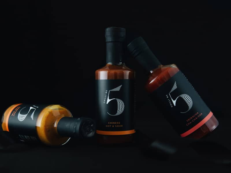 Chilli No. 5 - UK Award-winning gourmet chilli sauces packed with supplements and superfoods for mouthwatering flavours