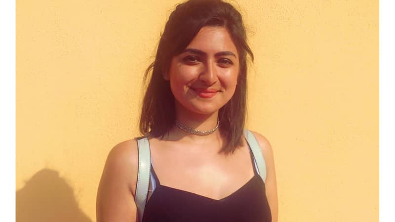 Portrait images against orange wall