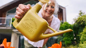 lady with watering can