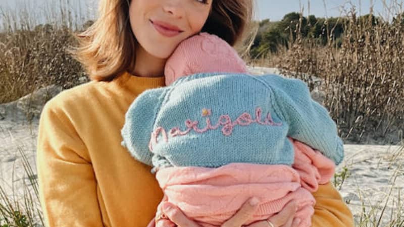 personalised name cardigan