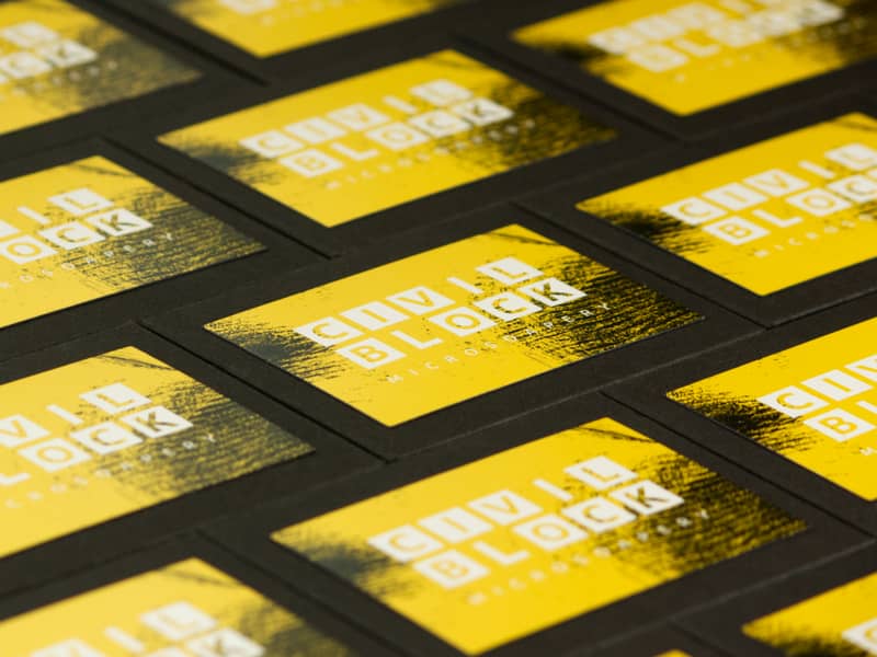 CIVIL BLOCK Presentation boxes on the Manfacturing Line - Made in Britain