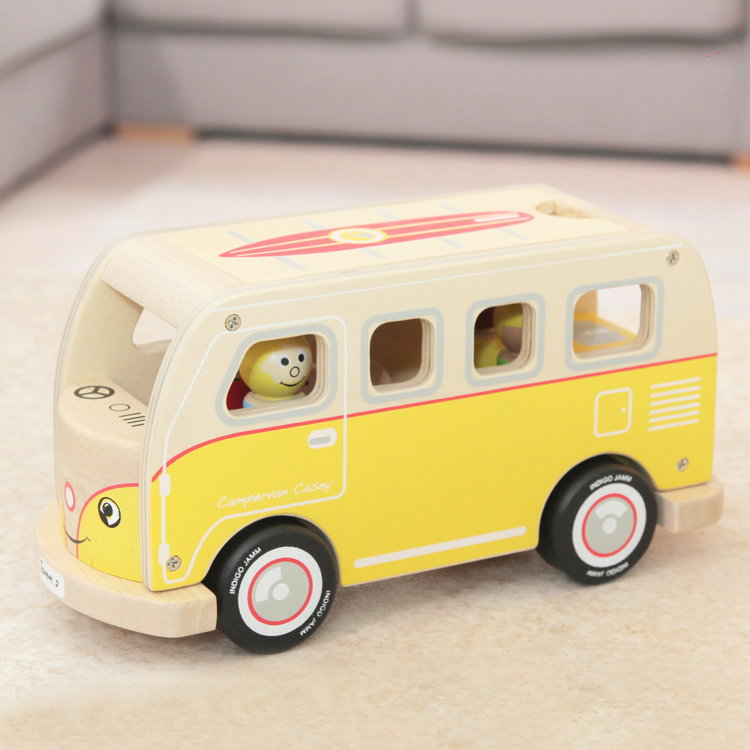 Casey cool wooden campervan