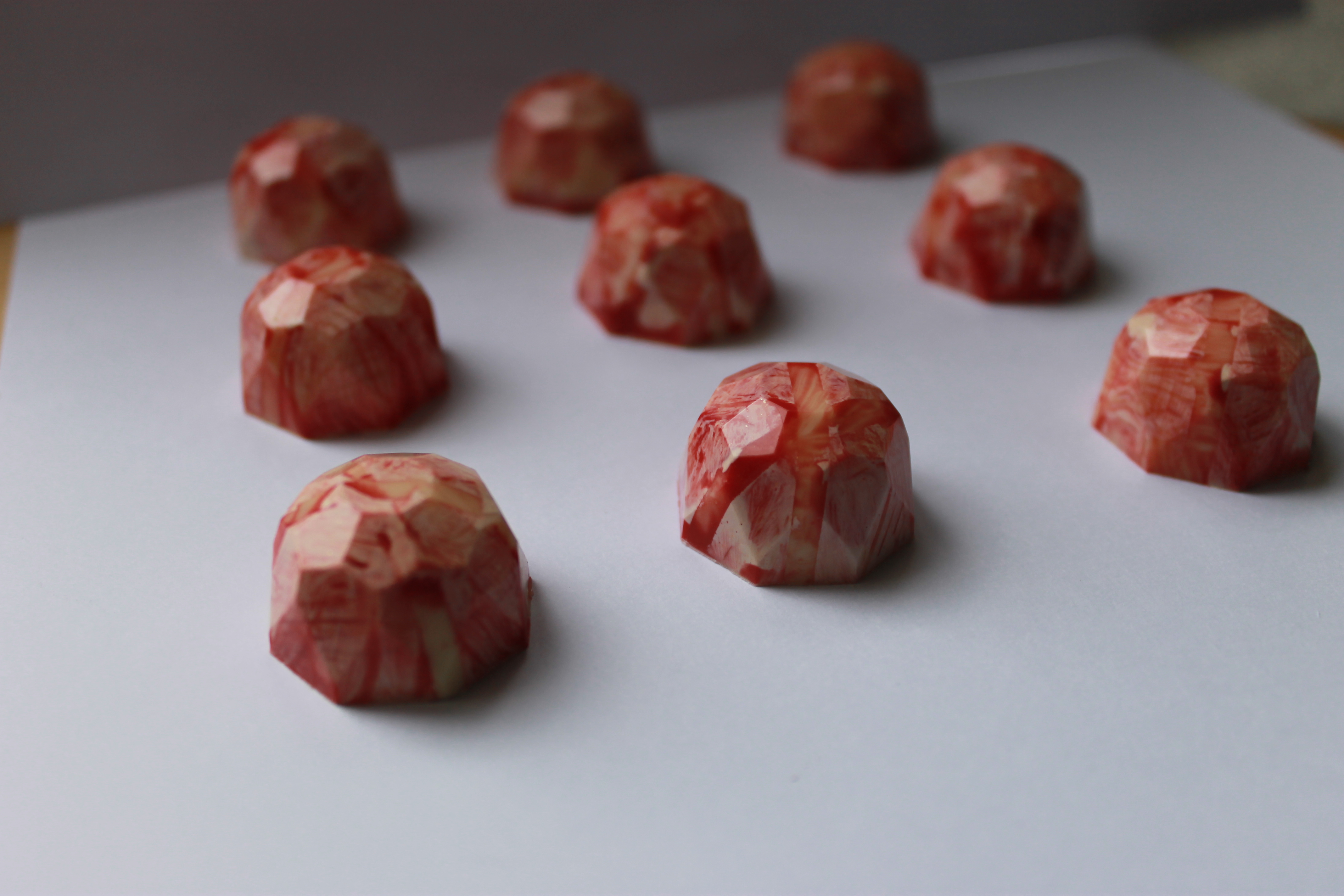 White Chocolate & Strawberry Crème brûlée 