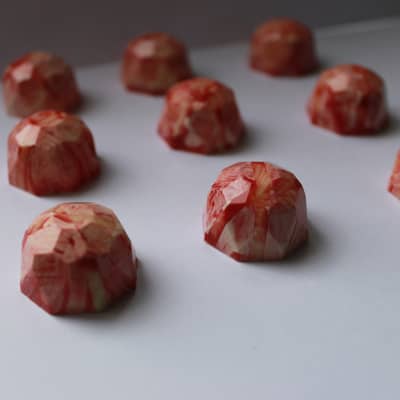 White Chocolate & Strawberry Crème brûlée