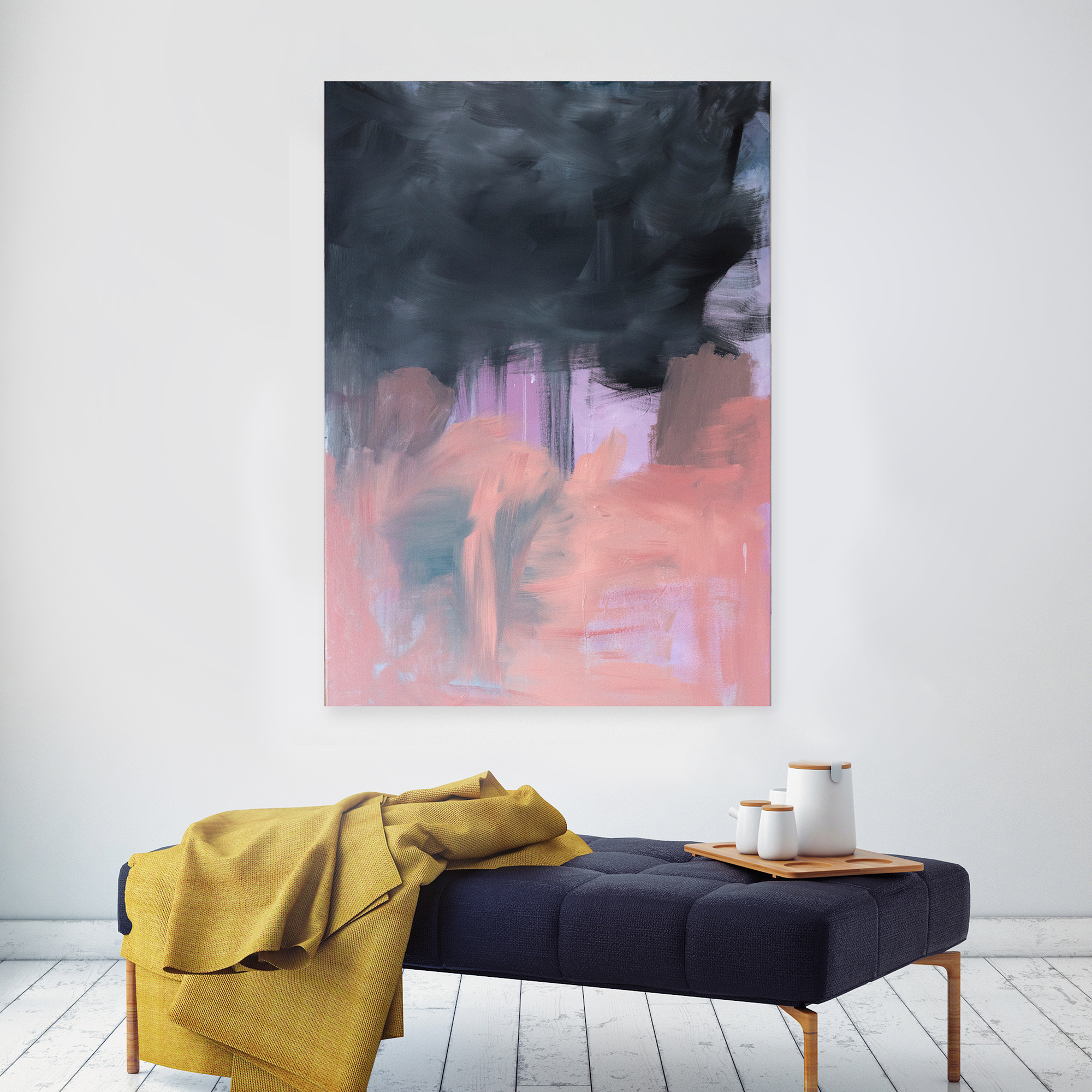 original painting / just waking up /