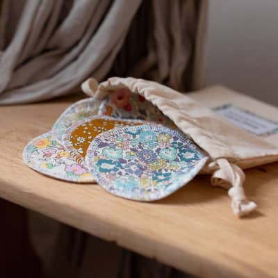Liberty print face wipes