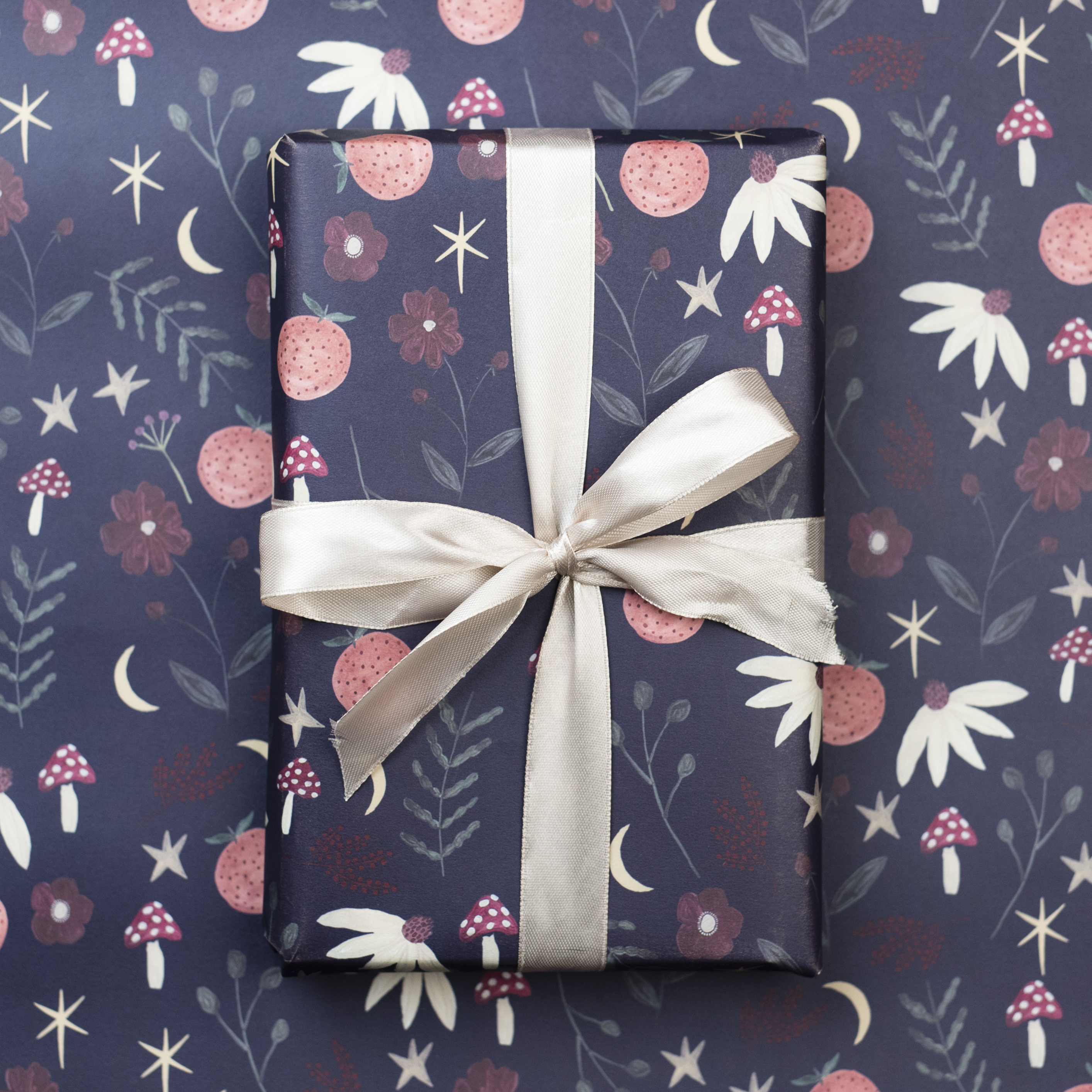Botanical Christmas Gift Wrap 