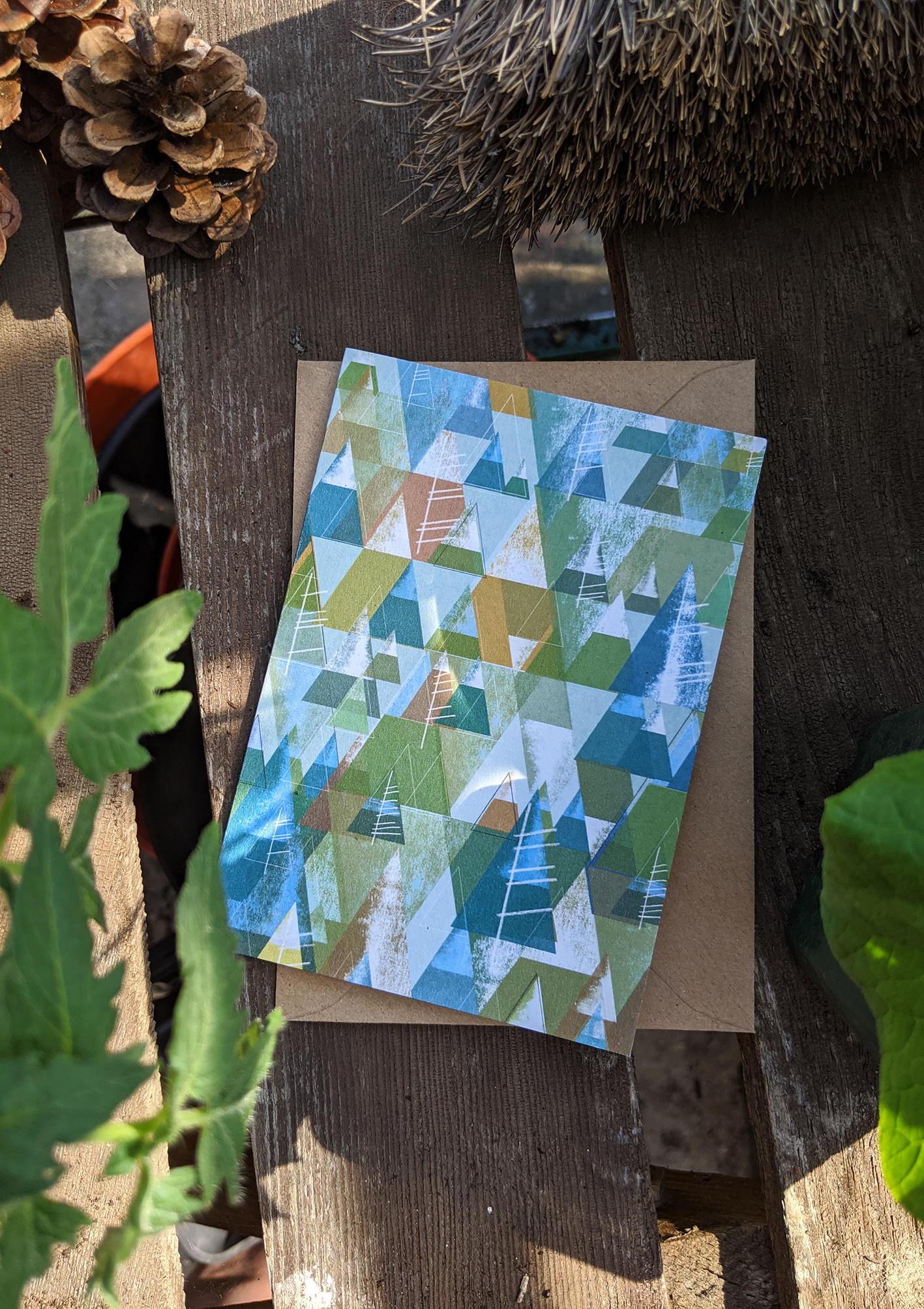 Snowy Mountains Birthday Card