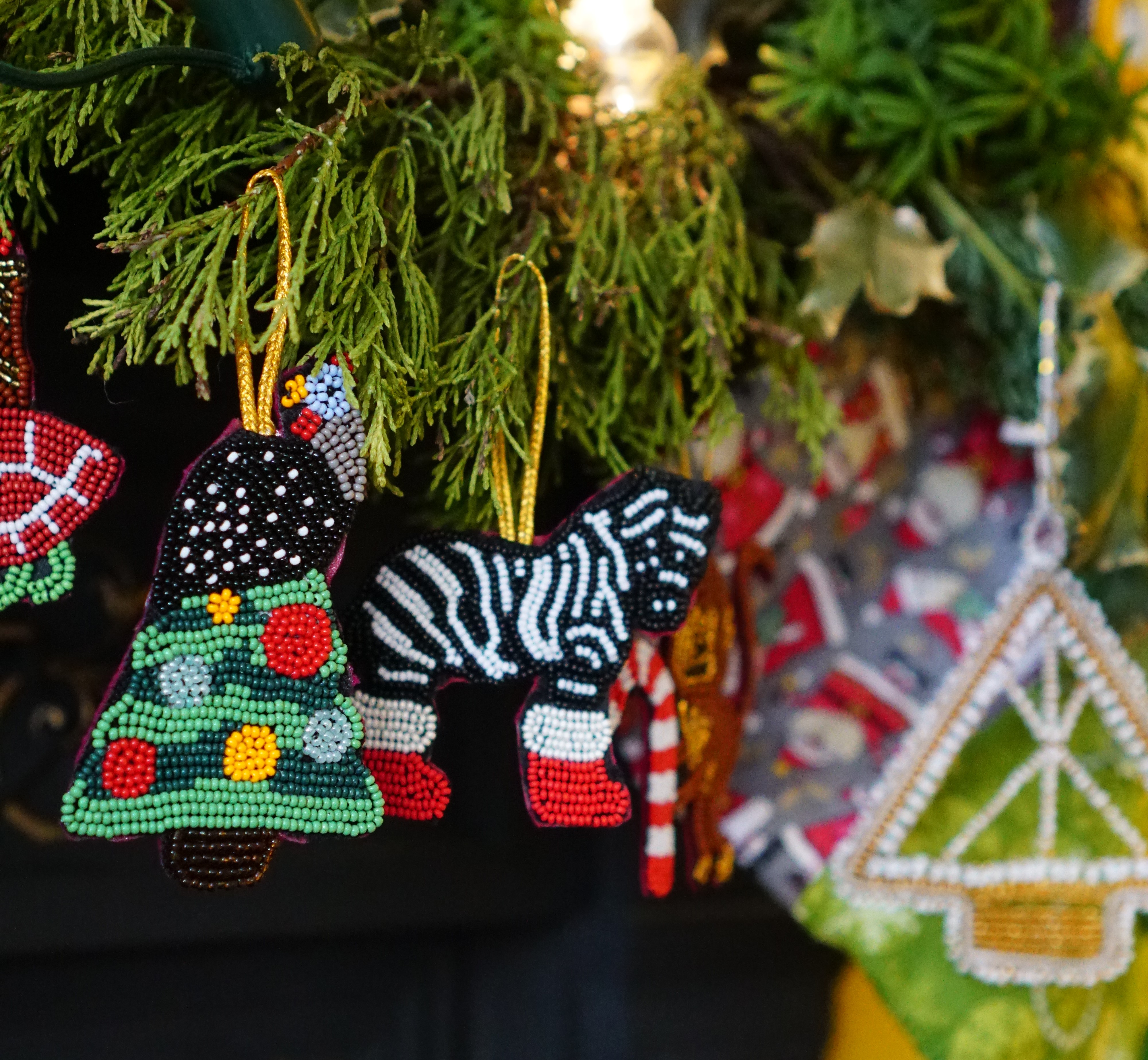 Our beaded ornaments