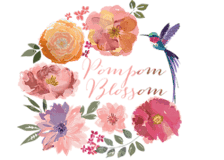 Pompom Blossom logo