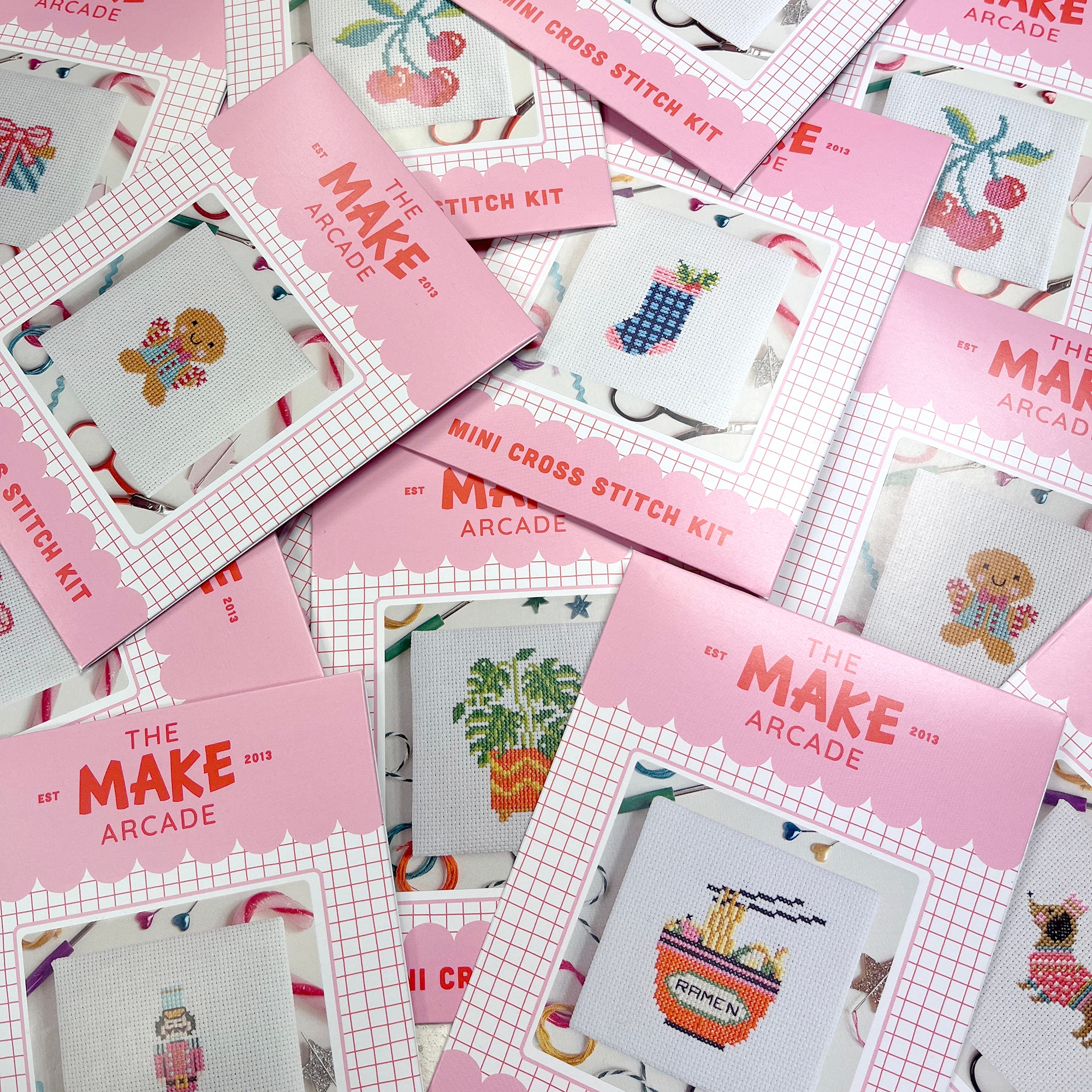 Mini cross stitch kits