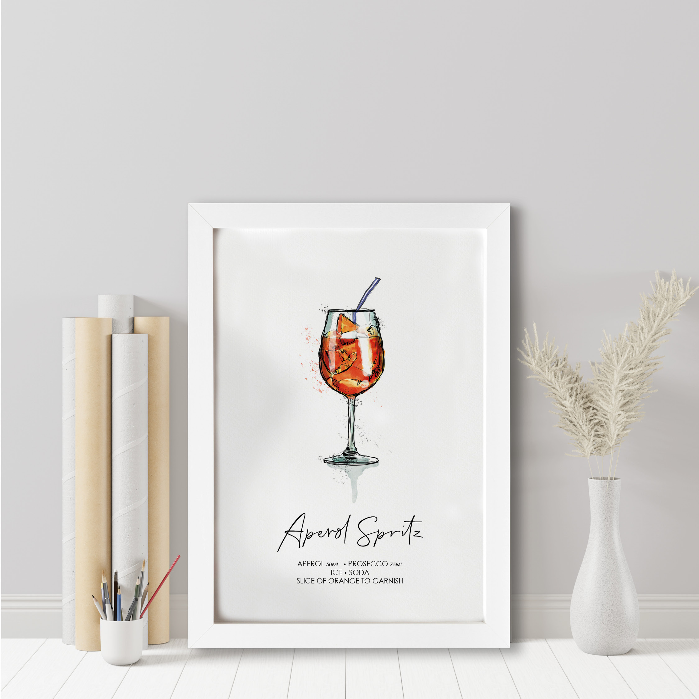 Aperol Spritz Cocktail Recipe Print