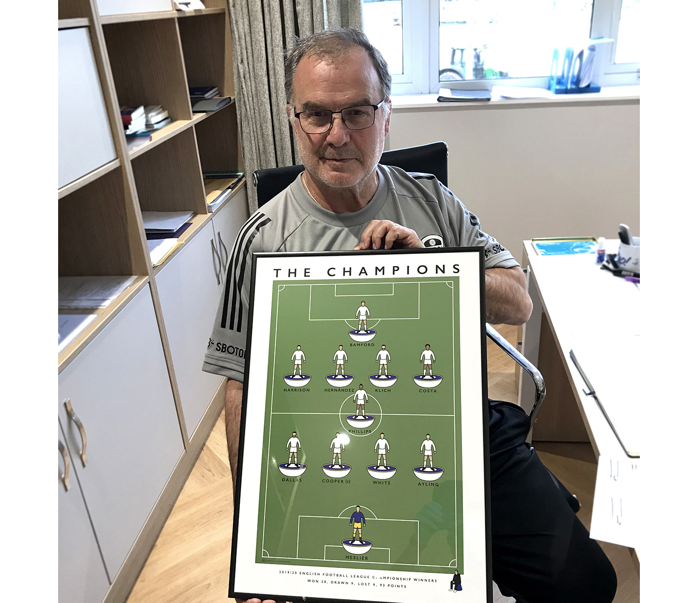 Marcelo Bielsa Leeds Poster