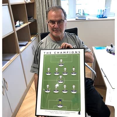 Marcelo Bielsa Leeds Poster