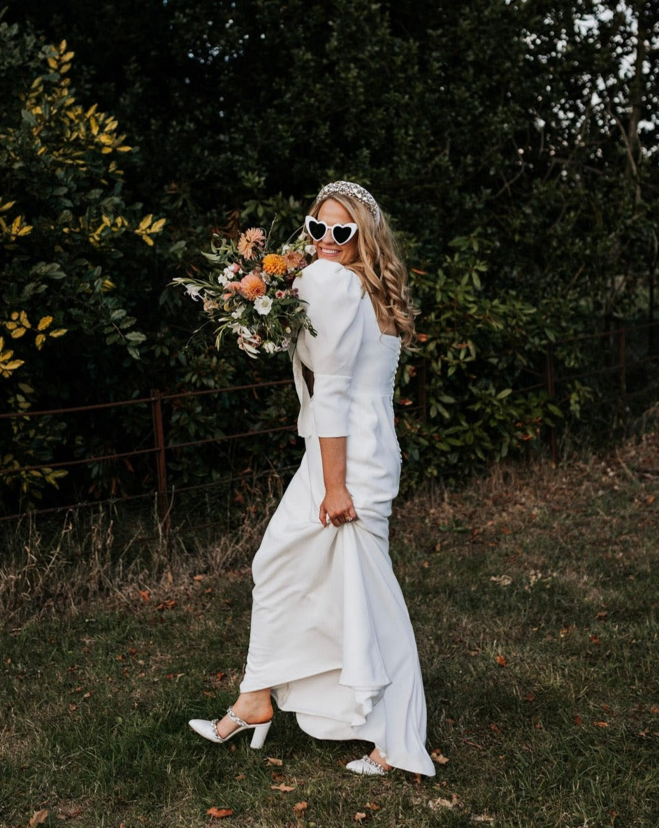 White Heart Bride sunglasses