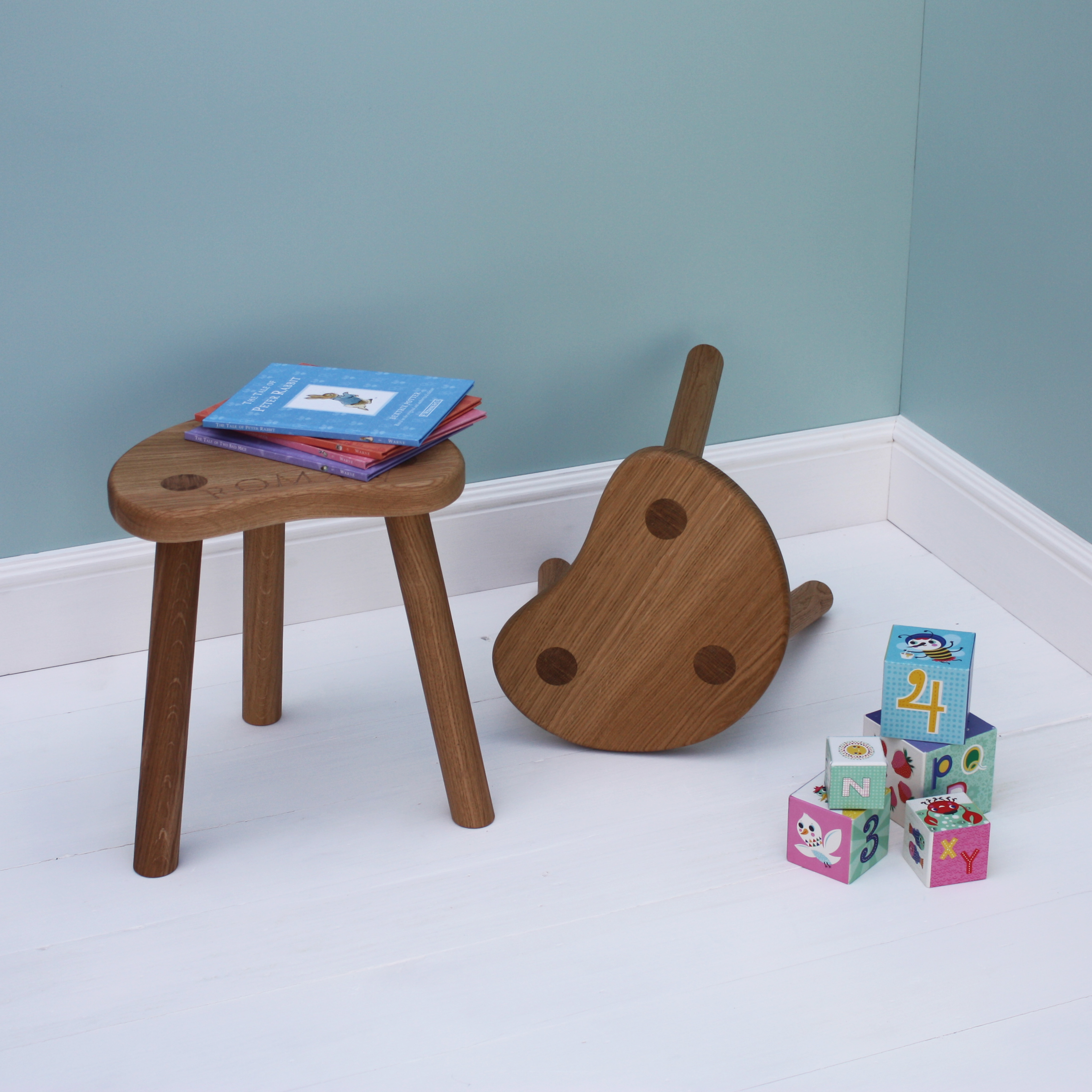 Handcrafted Children's Stool