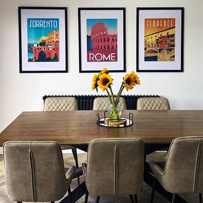 Collection of three art prints