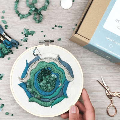 3D Semi Precious Stone Embroidery Craft Kit Unusual Unique Craft Kits and Experiences