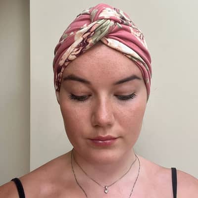 DJC Boutique Chemo Headwear Model