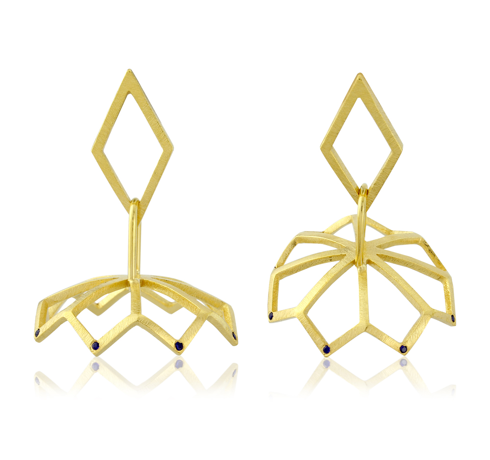 sintamaniearringssilversapphire